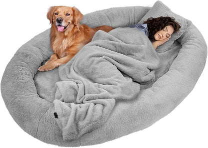Elevon Human Dog Bed for Adults 71"x47"x12" Large