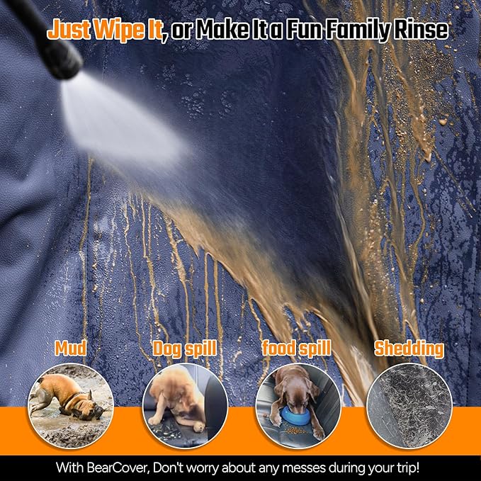 Next-Gen Back Seat Extender for Dogs 500lbs Capacity,Hard