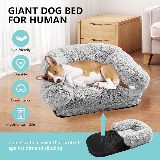 Dog Bed for Humans 70.8" x 43.3" x 11.8"