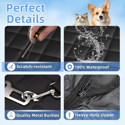 TECTINTER Back Seat Extender for Dogs-Large Space 400lbs