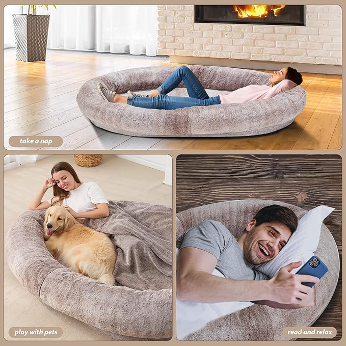 Human Dog Bed for You and Your Pet to Snooze
