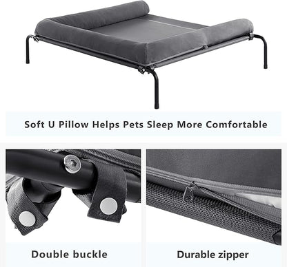 Cooling Elevated Dog Bed for Large Dogs
