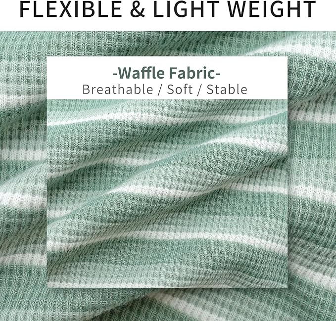 KYEESE 2Pack Waffle Dog Shirts for Small Dogs Stretchy Dog T-Shirts Lightweight Dog Tank Top Sleeveless Striped Dog Shirt Vest Breathable Cat Shirt