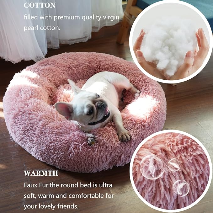 Girl Dog Bed Washable Dogs,23 inches 15 lbs