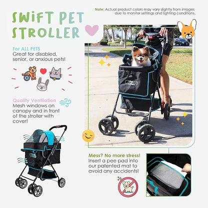 Swift Pet Stroller 45LBS
