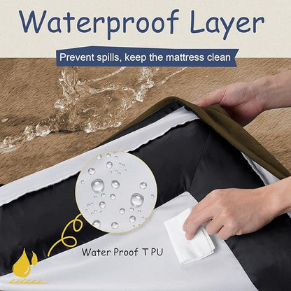 Orthopedic Washable Large Dog Bed: Large Dog Bed Bolster Waterproof