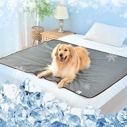 Qeils Cooling Dog Blanket for All Season 50x60