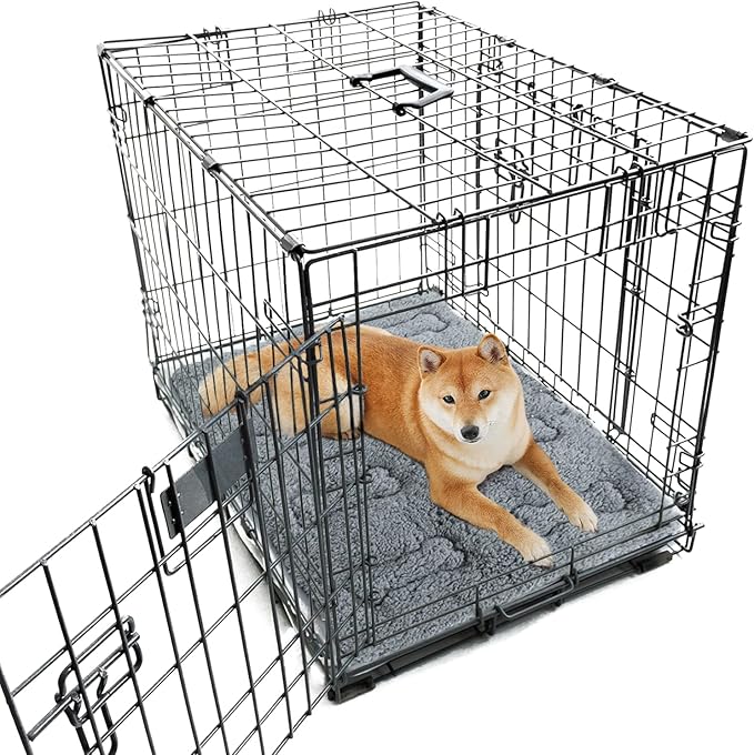 Dog Bed Crate Mat(36" X 23") 2 Pack