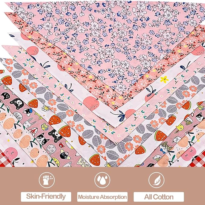 PET SHOW 50pcs Bulk Girl Small Dog Bandanas