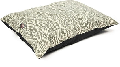 Majestic Pet Rectangle Medium Dog Bed Washable – Non Slip Comfy Pet Bed – Dog Crate Bed Super Value Pillow Dog Bed – Dog Kennel Bed for Sleeping 35 x 28 Inch