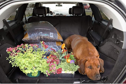 Furhaven Universal Water-Resistant Polycanvas Hammock-Style Backseat & Cargo Area Protector