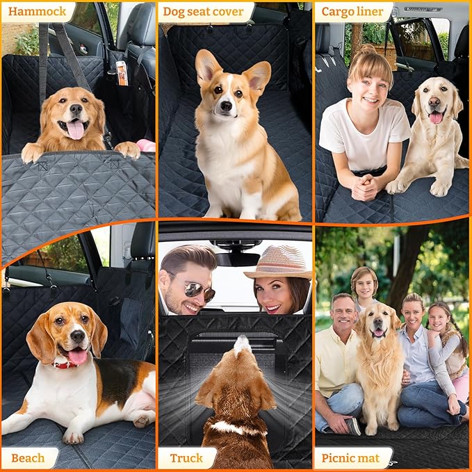 ORNING Heavy Duty Hard Bottom Dog Car Seat