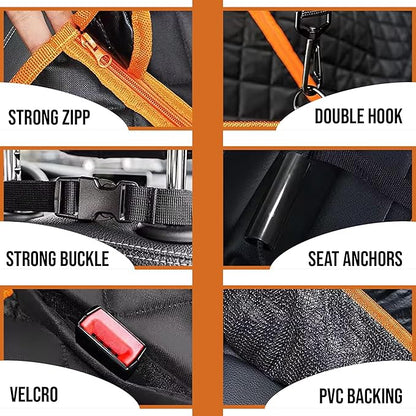 ASHLEY MADDEN Premium Back Seat Extender 100% Waterproof