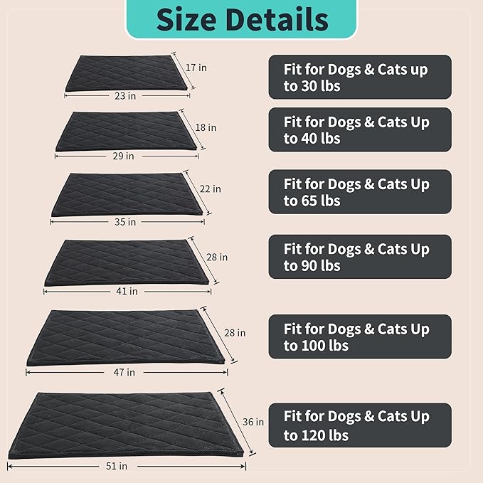 MABOZOO Indestructible Dog Beds (36x57 in)