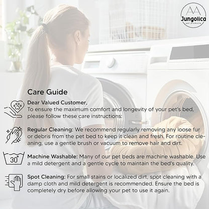 Memory Foam Dog Bed for Medium Dogs- Waterproof Dog Bed Mat with Removable Washable Cover