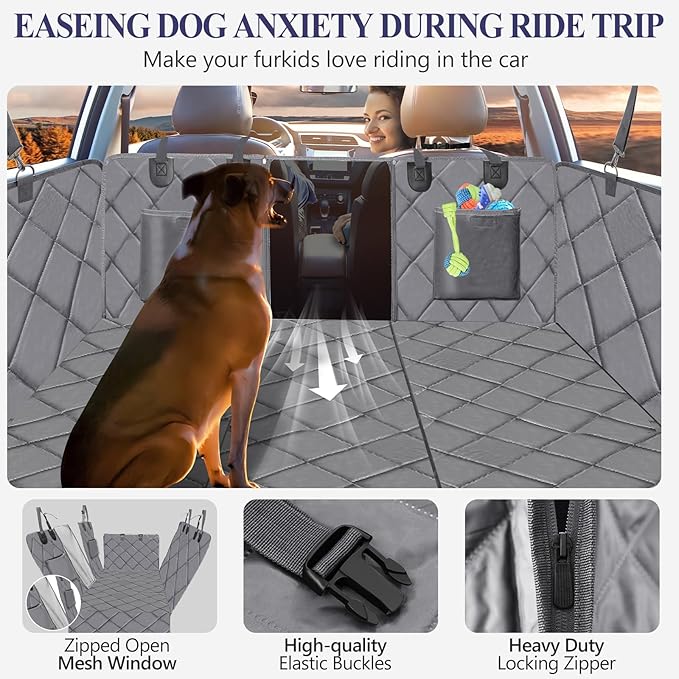 Back Seat Extender for Dogs 400lbs, Waterproof