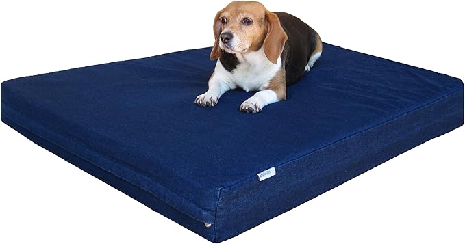 Dogbed4less Premium Orthopedic Memory Foam Dog Bed for Medium Large Dogs 37"X27"X4"