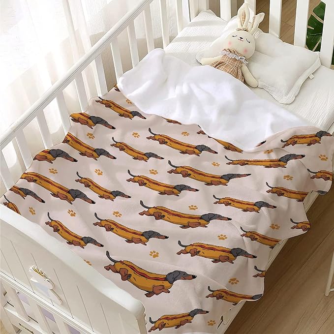 Dachshund Dog Blankets Puppy Blanket 30x40 in