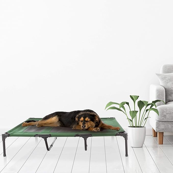 Elevated Dog Bed 48x35.5-Inch Portable 110lbs by