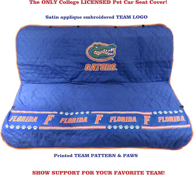 Pets First Collegiate Florida Gators Pet Car Seat Cover FL-3177)
