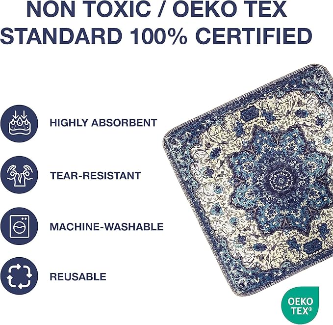 Washable Pee Pads for Dogs (1 Pack) 6 FT 6 FT 100% Waterproof,