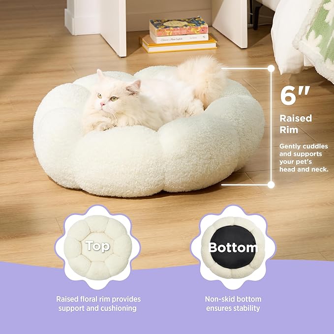 Lesure Calming Cat Beds for Indoor Cats 15 lbs, 20"