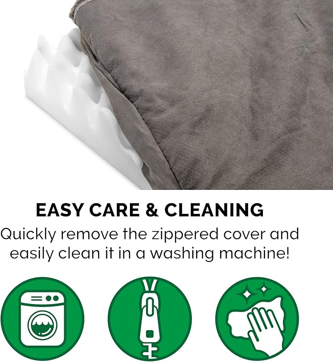 Furhaven Orthopedic Dog Bed for Medium/Small Dogs w/ Removable Washable Cover 35 lbs