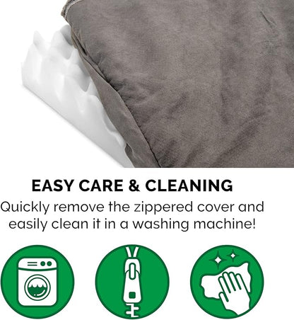 Furhaven Orthopedic Dog Bed for Medium/Small Dogs w/ Removable Washable Cover 35 lbs