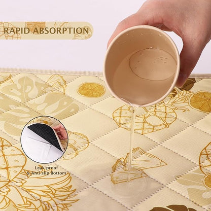 IEUUMLER Washable Pee Pads for Dogs 2 Pack EU007 (Yellow 36"X24"-2pcs)