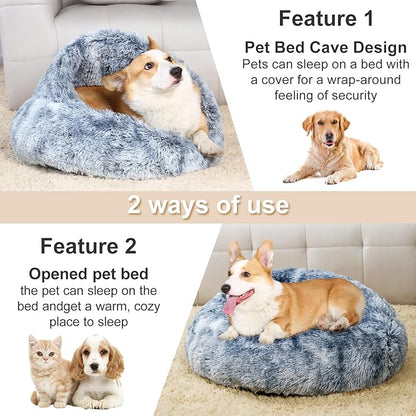 Calming Dog Beds for Small Dogs 25inch