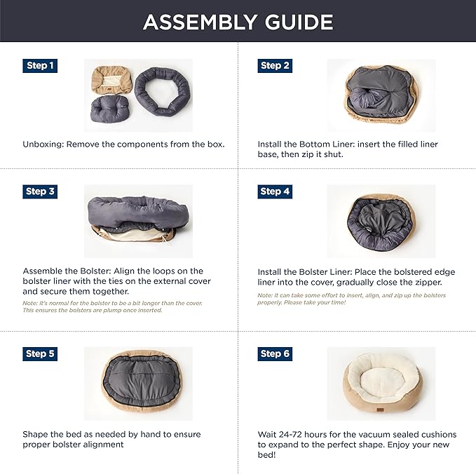 Bedsure Dog Bed for Medium Dogs 30 inches,