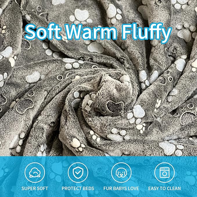 Glow Waterproof Dog Blanket Cats(paw60*50)