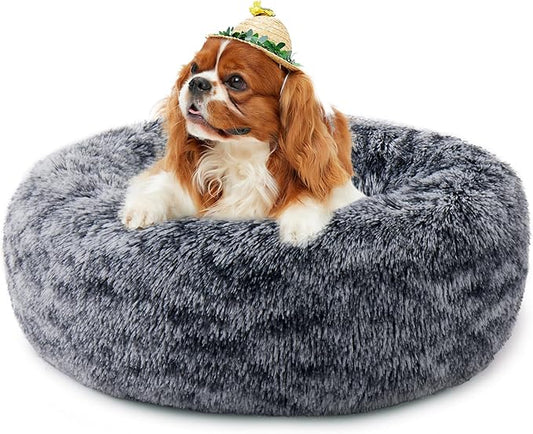 Calming Dog Bed for Large Cats and Dogs 23.5'')