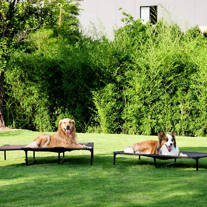 EHEYCIGA 50 Inch Elevated Dog Cot Beds for Extra Large Dogs