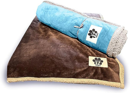 Waterproof Dog Blanket – Reversible Sherpa and Flannel Dog Blanket for Small, Medium, and Large Dogs