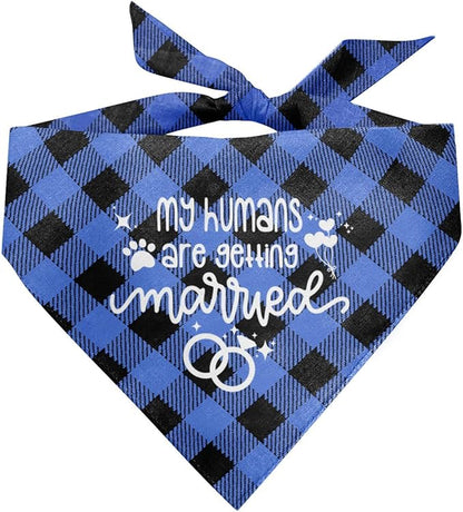 My Humans are Getting Married Dog Bandana (C55)