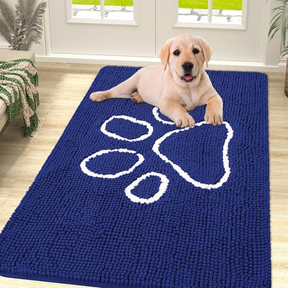 smiry Dog Door Mat for Muddy Paws (47x32 Inches,