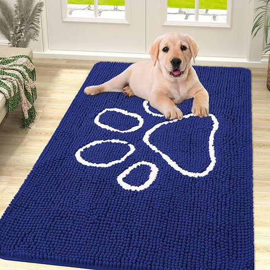 smiry Dog Door Mat for Muddy Paws (40x32 Inches,