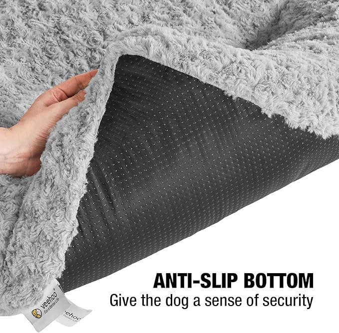 Veehoo XL Plush Dog Bed 90 lbs,