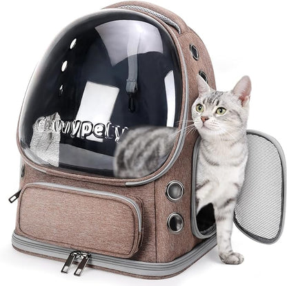 Cat Backpack Carrier 15lbs, Transparent