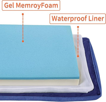 Large Dog Bed for Large Dogs 30 to 90 lbs(35x22x3