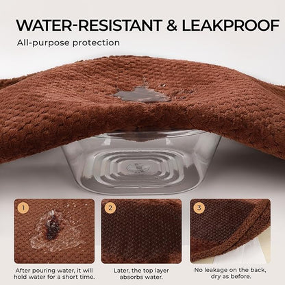 Luciphia Waterproof Blanket for Large Dogs Liquid Proof X-Large（85" x 57"）