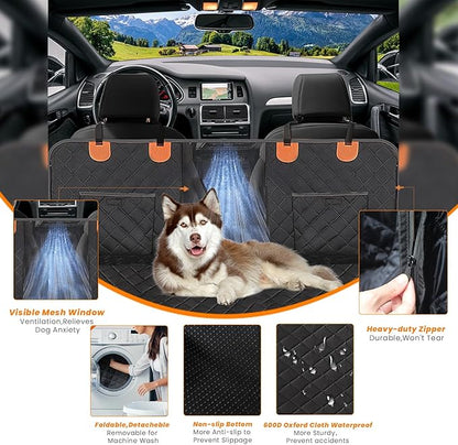 Back Seat Extender for Dogs-Large Space 3 Pcs