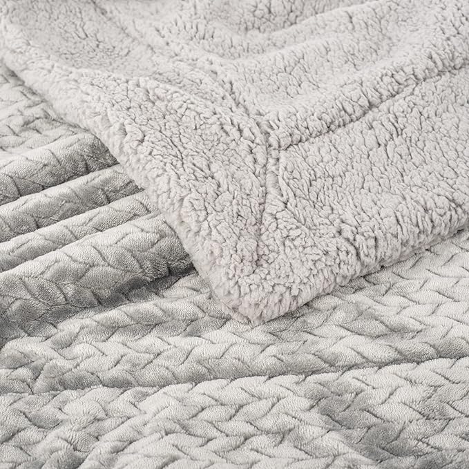 Fuzzy Blanket or Fluffy Blanket for Baby Girl or boy (40" x 48", MD-Light