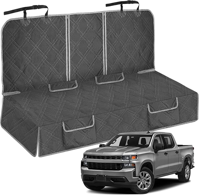 sportuli Dog Car Seat Cover Replace for Ford F150 and Dodge Ram 1500 600D Oxford
