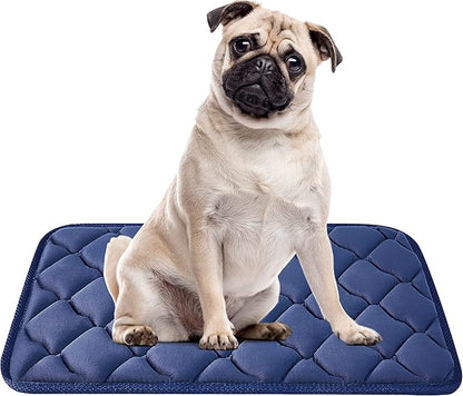 Dog Crate Mats Dogs(29x18,Blue)