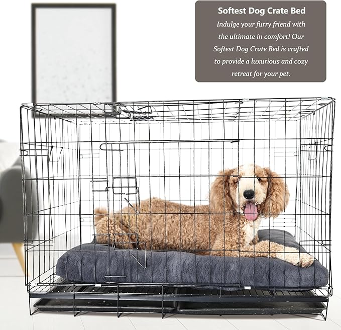 Dog Bed for Crate 42 inch for Large Dog Washable 42x28 fit
