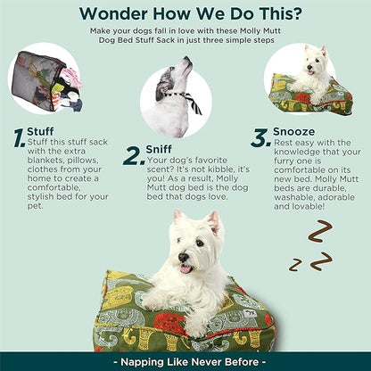 molly mutt Dog Bed Stuff Sack 45.0"L x 36.0"W x 5.0"Th