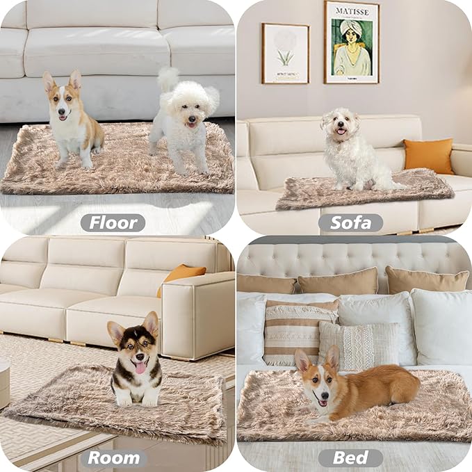 PJYuCien Fluffy Fleece Calming Pet Throw Blanket 30 * 40", Machine