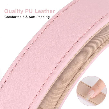 WHIPPY Soft Padded Leather Dog Collar for Small Medium Large Dogs Heavy Duty Dog Collar with Adjustable Rust-Proof Metal Hardware